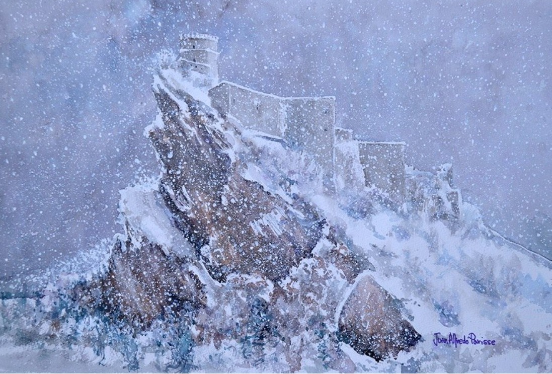Juan Alfredo Parisse - Nevicata a Rocca Scalegna